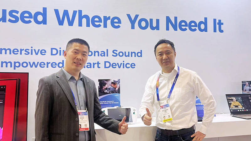 3D One 搭载清听声学定向扬声器聚音屏技术PP电子APPCES 2025 腾