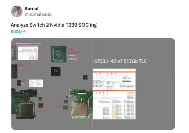 曝光：英伟达定制款Tegra T239PP电子网站任天堂Switch 2芯片(图7)